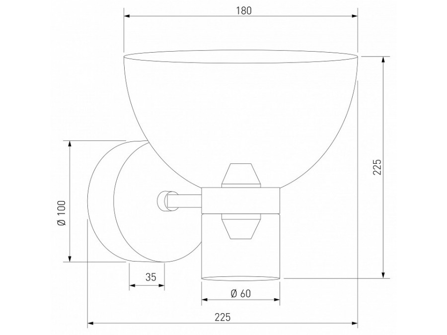 Бра Eurosvet Vial 202053 LED
