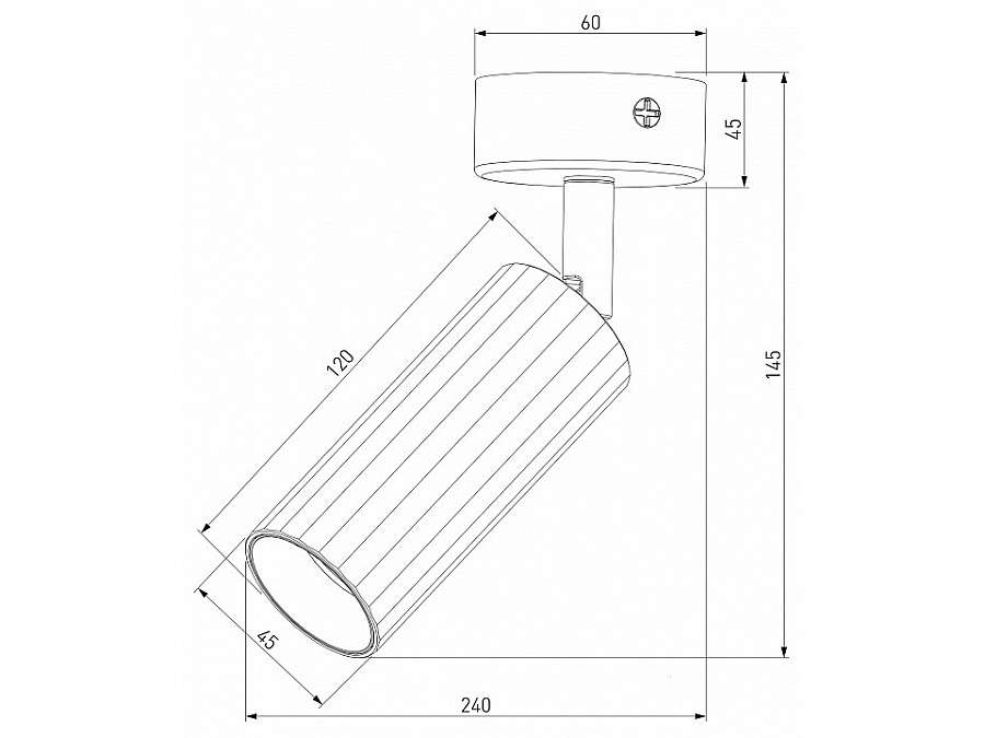 Бра Eurosvet Arris 20098/1 LED черный