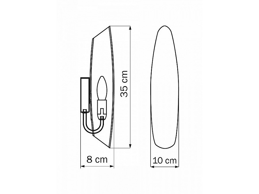 Бра Lightstar Dissimo 803600