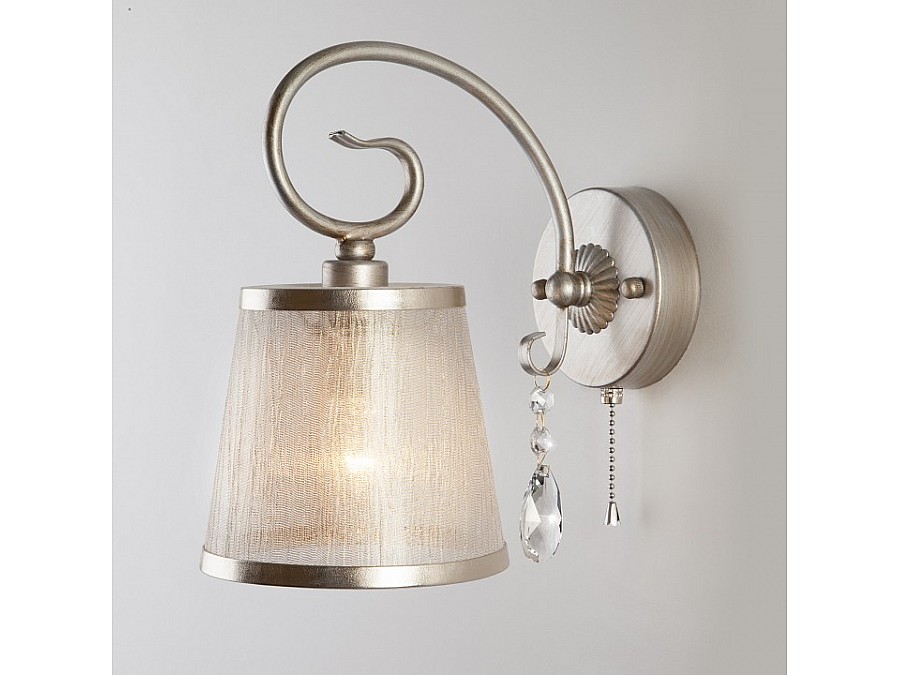 Бра Eurosvet Liona 60065/1 серебро