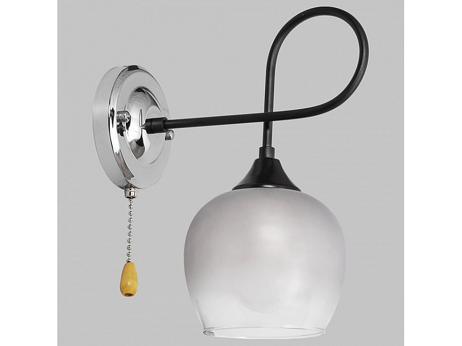 Бра Imex MD.4243 MD.4243-1-W-BK+CH