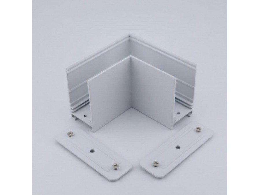 Соединитель угловой L-образный для треков накладных Aployt Magnetic track 220 APL.0282.10.01