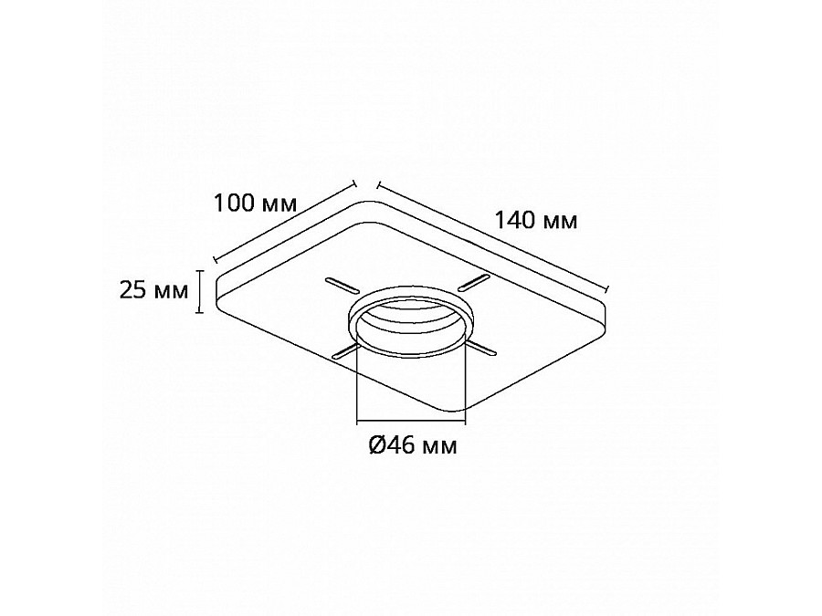 Крепление для встраивания светильника Arte Lamp Ducre-Accessories A709001