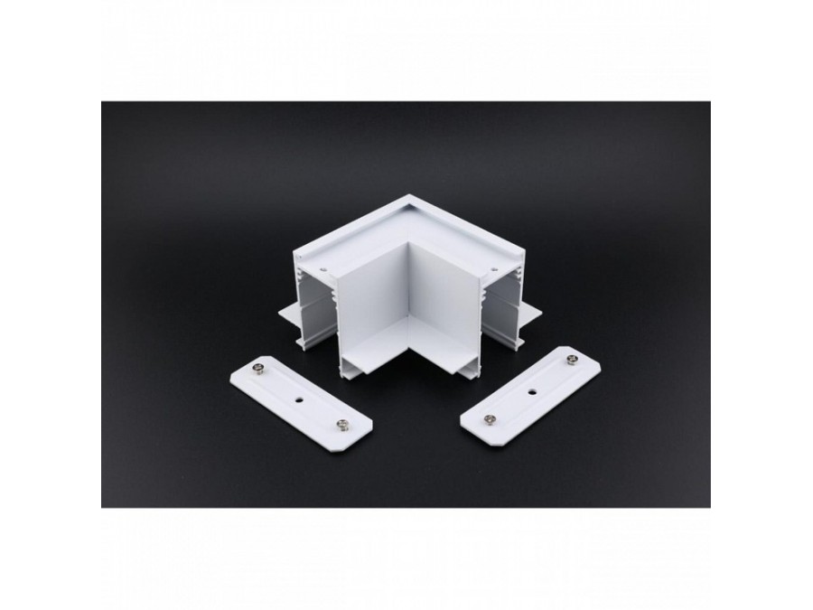 Соединитель угловой L-образный для треков встраиваемых Aployt Magnetic track 220 APL.0285.10.01