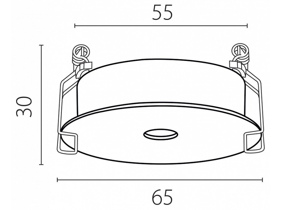 Рамка на 1 светильник Lightstar Spira 074106-12