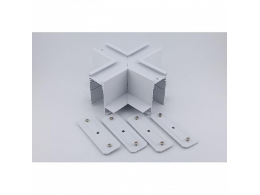 Соединитель X-образный для треков Aployt Magnetic track 220 APL.0285.10.04