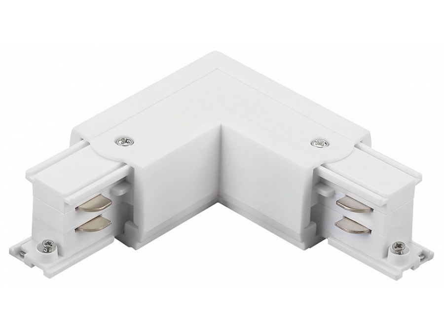 Соединитель угловой L-образный для треков накладных Lightstar Quattro 504126-FRPS