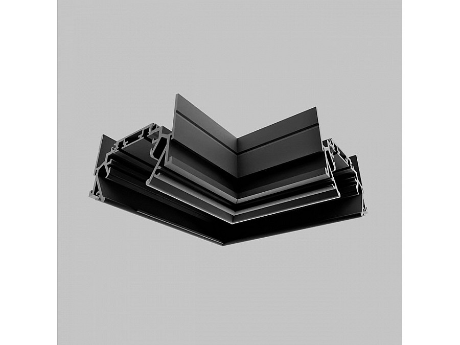 Соединитель угловой L-образный для треков встраиваемых Imex UT25 IL.0007.7101-BK