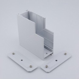 Соединитель угловой L-образный для треков накладных Aployt Magnetic track 220 APL.0282.10.04