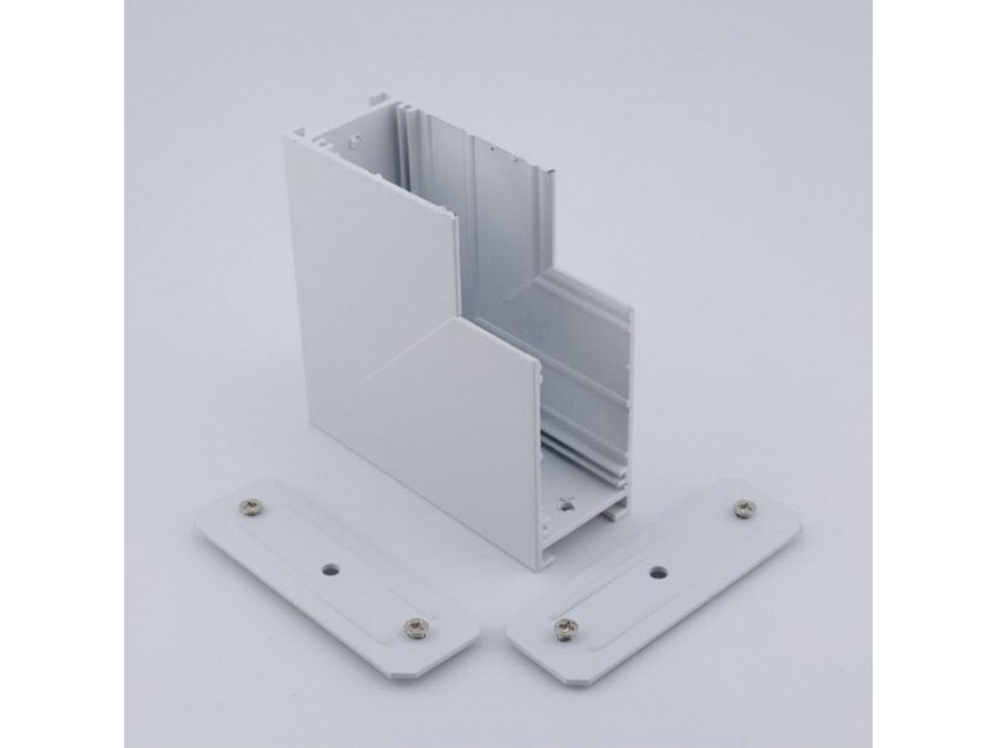 Соединитель угловой L-образный для треков накладных Aployt Magnetic track 220 APL.0282.10.04