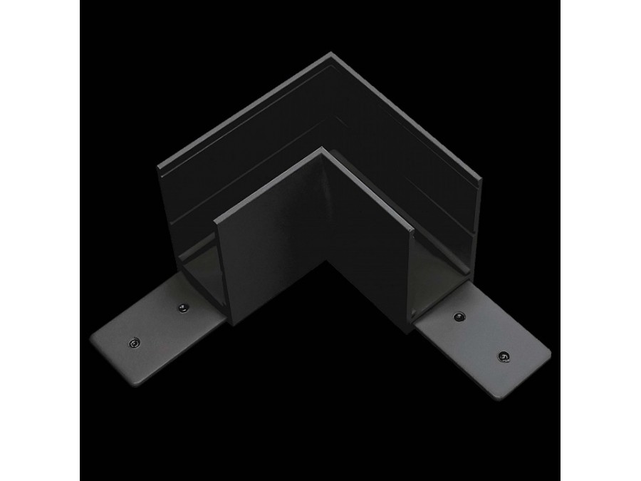 Соединитель угловой L-образный для треков накладных Lightstar Teta 505127-ALU