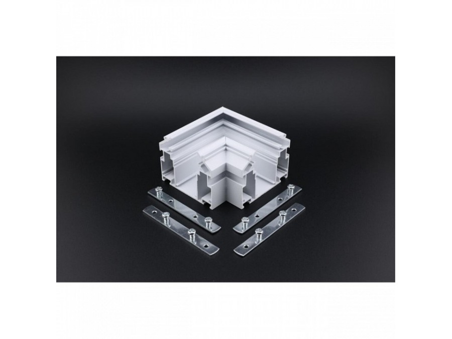 Соединитель угловой L-образный для треков встраиваемых Aployt Magnetic track 220 APL.0286.10.02