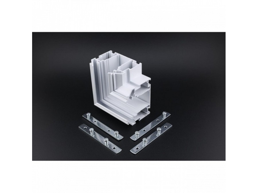 Соединитель угловой L-образный для треков встраиваемых Aployt Magnetic track 220 APL.0286.10.02