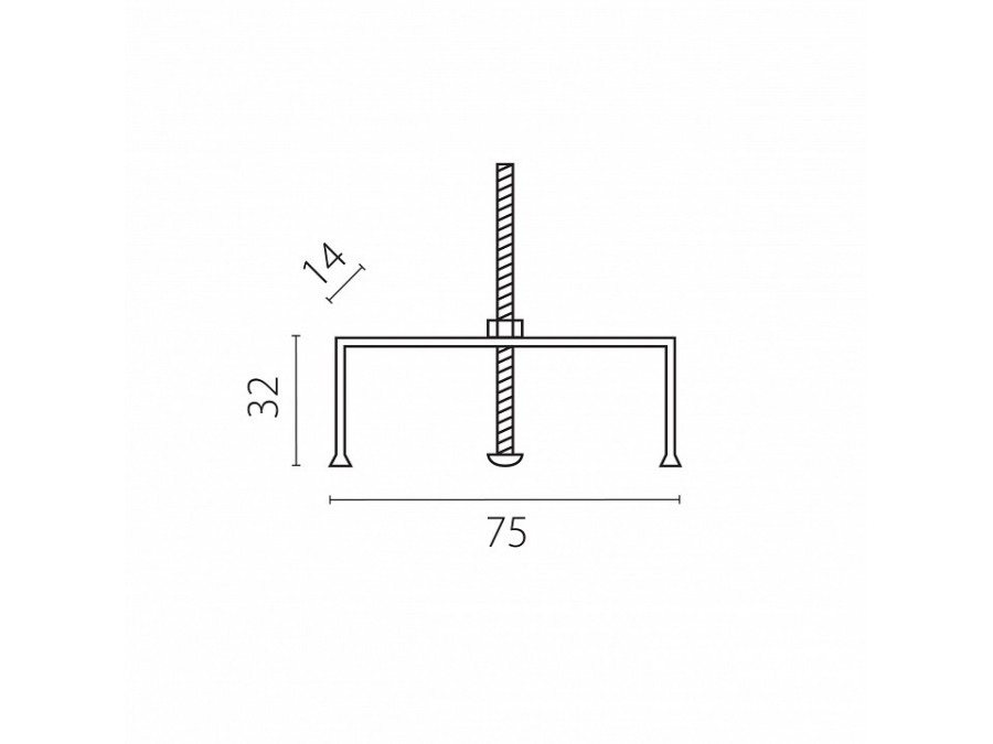 Крепление для трека Lightstar Quattro 503000-R