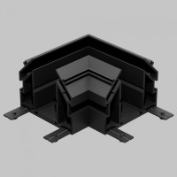 Соединитель угловой L-образный для треков встраиваемых Imex SMART LINE IL.0050.3002-BK