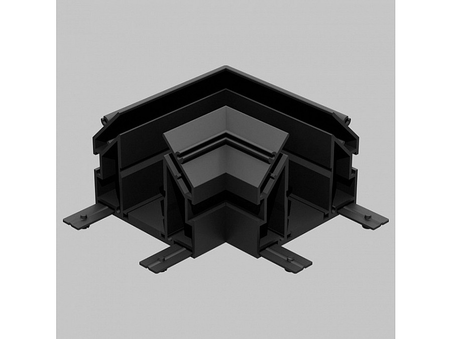 Соединитель угловой L-образный для треков встраиваемых Imex SMART LINE IL.0050.3002-BK