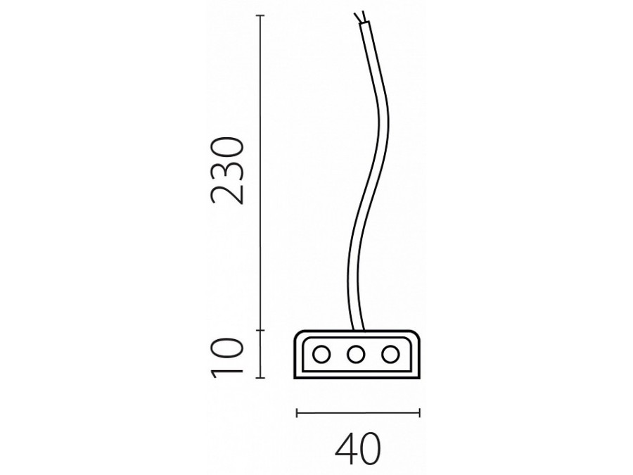 Соединитель гибкий для модульных светильников Lightstar Trito 456002