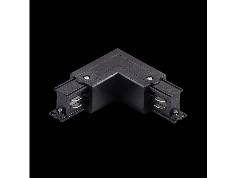 Соединитель угловой L-образный для треков накладных Lightstar Quattro 504127-FRPS