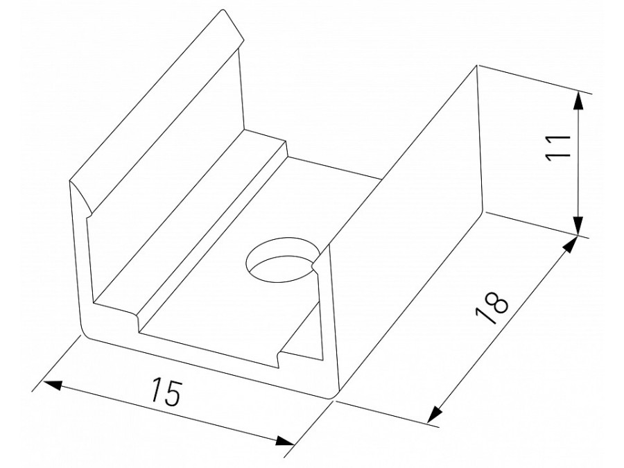 Крепление Elektrostandard  Clip LL-2-ALP026