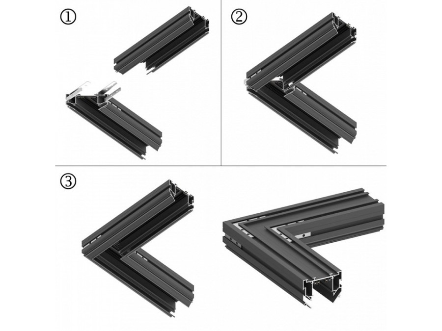 Трек встраиваемый Novotech VECTOR 220V 135304