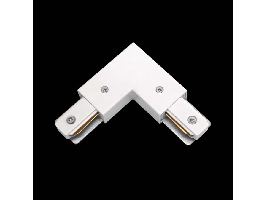 Соединитель угловой L-образный для треков накладных Lightstar Barra 502126-1