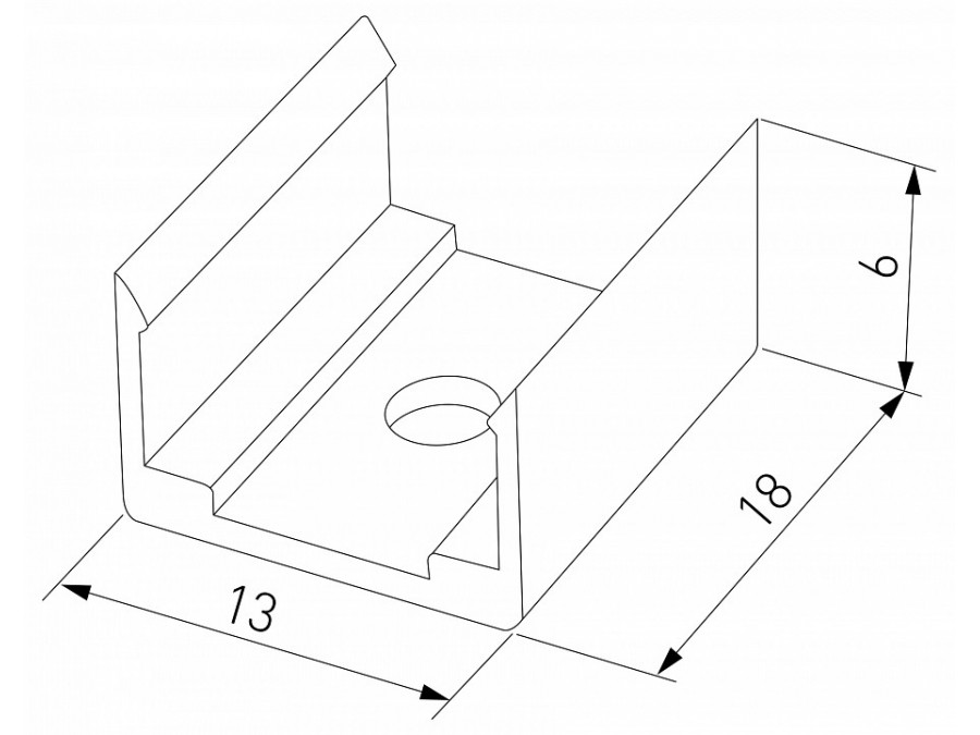 Крепление Elektrostandard  Clip LL-2-ALP027