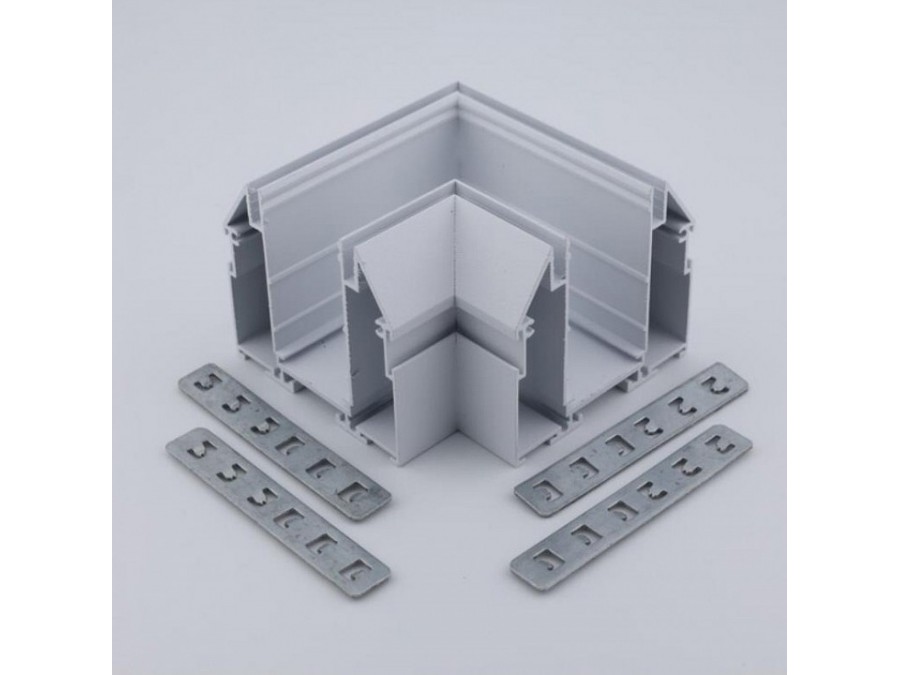 Соединитель угловой L-образный для треков встраиваемых Aployt Magnetic track 220 APL.0284.10.04