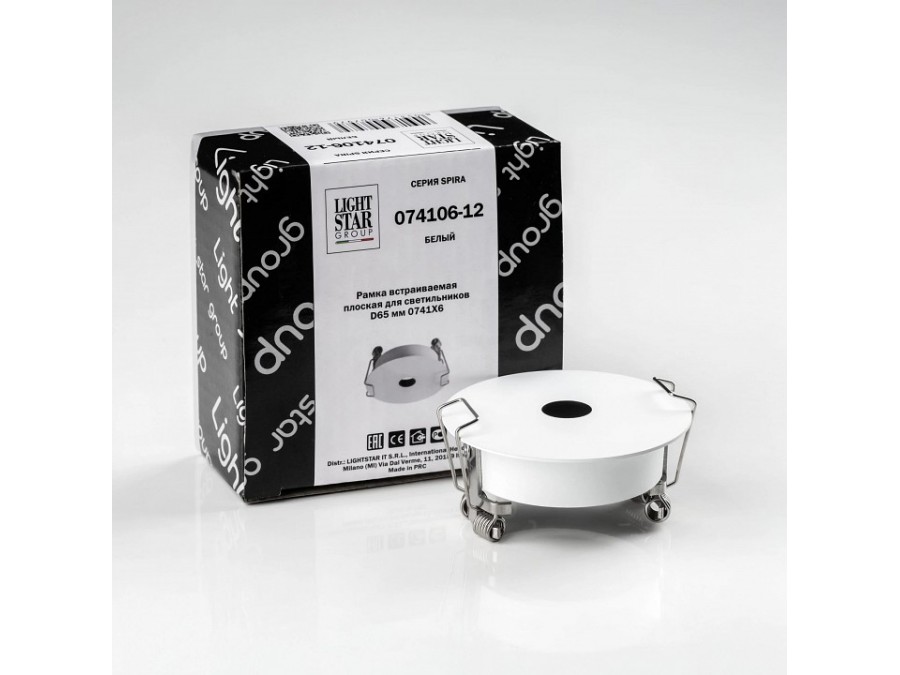 Рамка на 1 светильник Lightstar Spira 074106-12