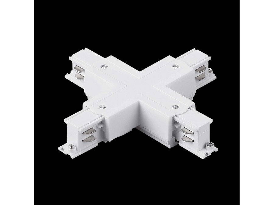 Токопровод X-образный центральный Lightstar Quattro 504146-FR