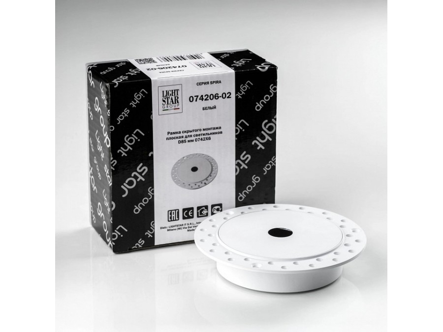 Рамка на 1 светильник Lightstar Spira 074206-02