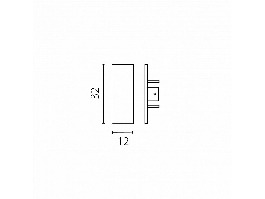 Заглушка для трека Lightstar Linea 506567