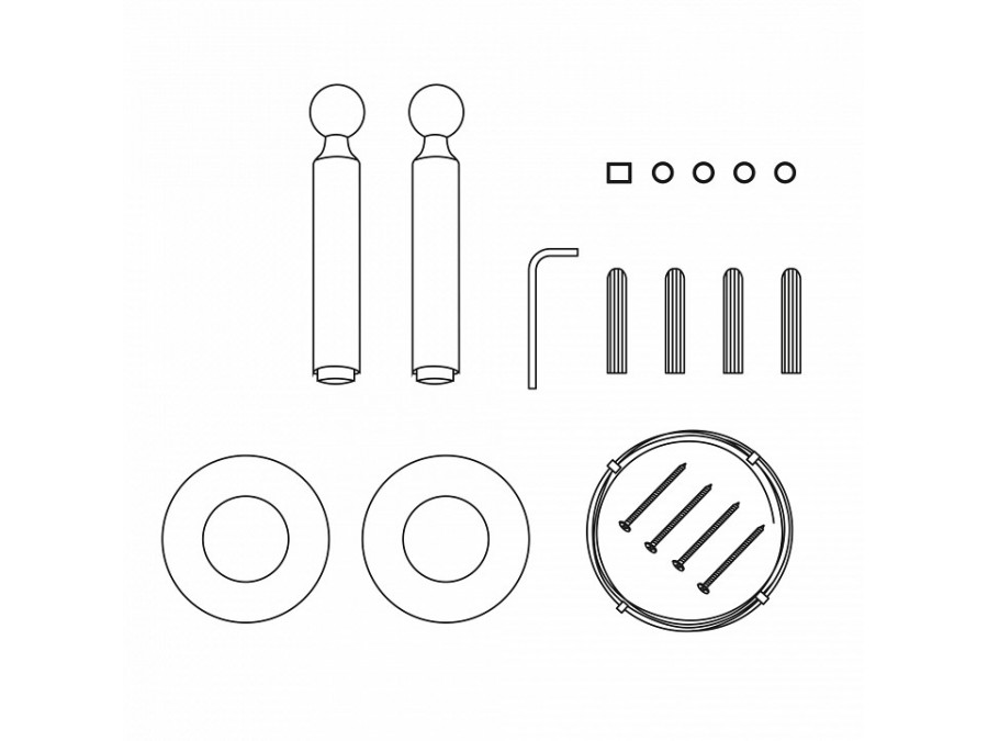 Крепление для струнного светильника ST-Luce RAY ST962.409.00