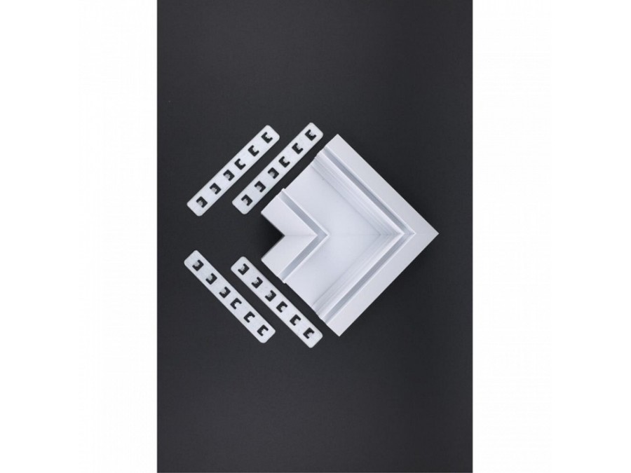 Соединитель угловой L-образный для треков встраиваемых Aployt Magnetic track 220 APL.0284.10.04