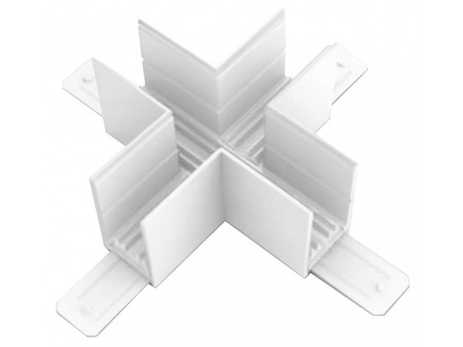 Соединитель X-образный для треков Lightstar Teta 505286-ALU