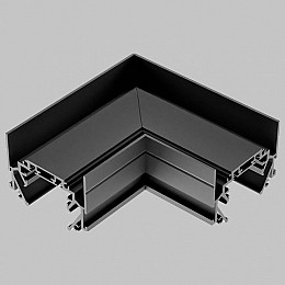 Соединитель угловой L-образный для треков встраиваемых Imex UT25 IL.0007.7101-BK