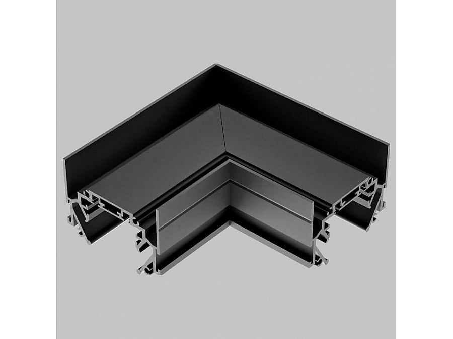 Соединитель угловой L-образный для треков встраиваемых Imex UT25 IL.0007.7101-BK