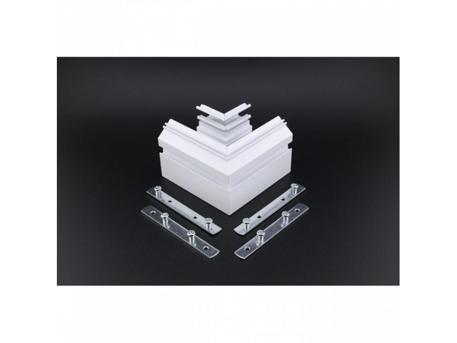 Соединитель угловой L-образный для треков встраиваемых Aployt Magnetic track 220 APL.0286.10.02