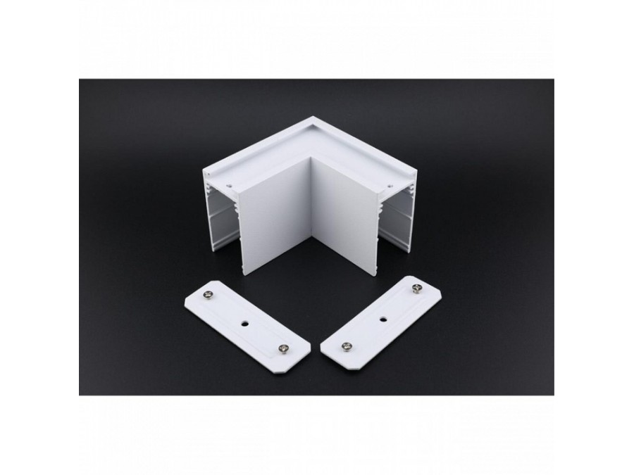 Соединитель угловой L-образный для треков накладных Aployt Magnetic track 220 APL.0282.10.01