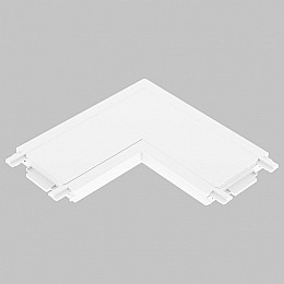 Соединитель угловой L-образный для треков накладных Imex UT25 IL.0007.3001 WH