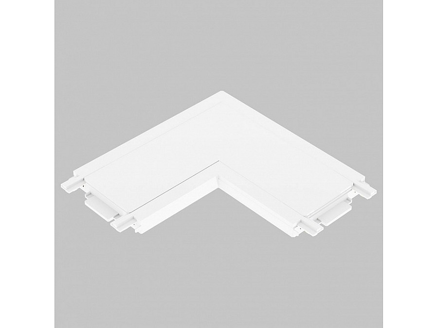 Соединитель угловой L-образный для треков накладных Imex UT25 IL.0007.3001 WH