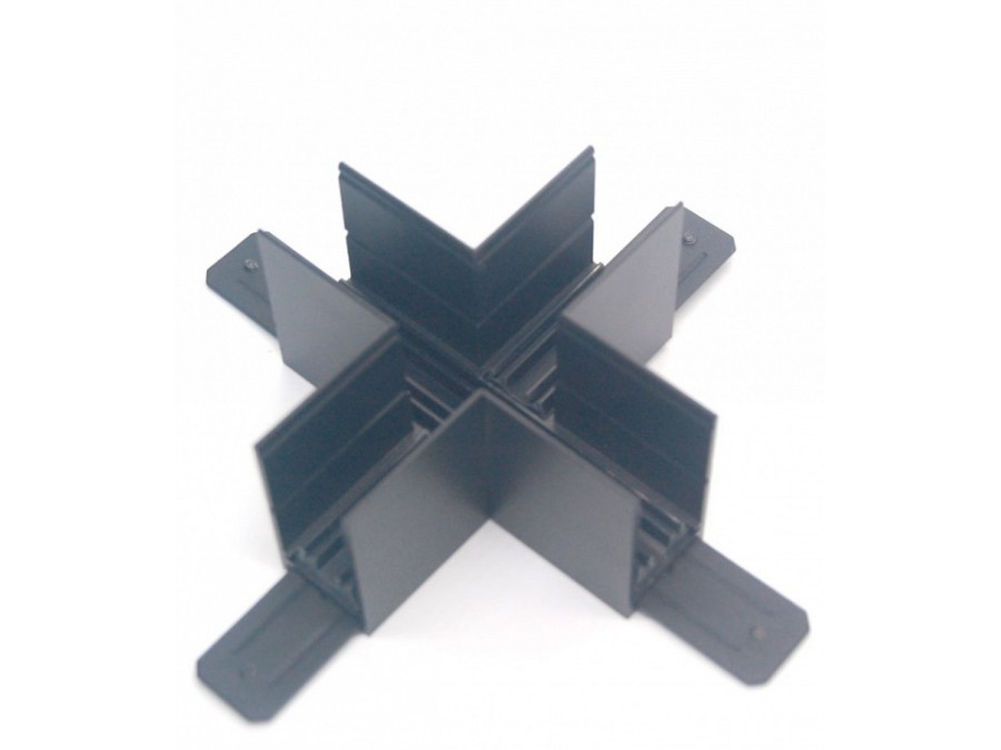 Соединитель X-образный для треков Lightstar Teta 505287-ALU