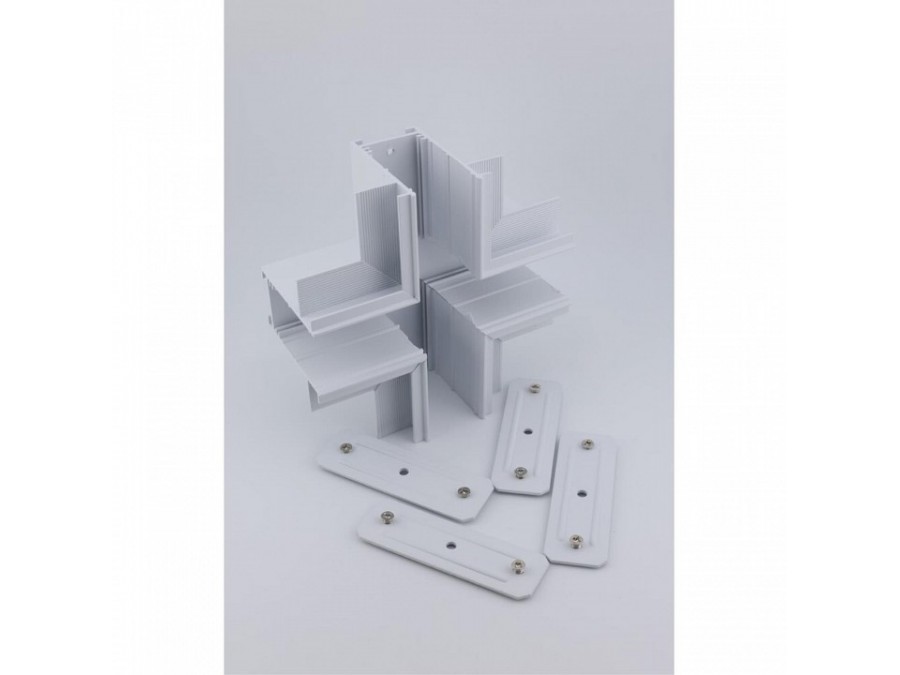 Соединитель X-образный для треков Aployt Magnetic track 220 APL.0285.10.04