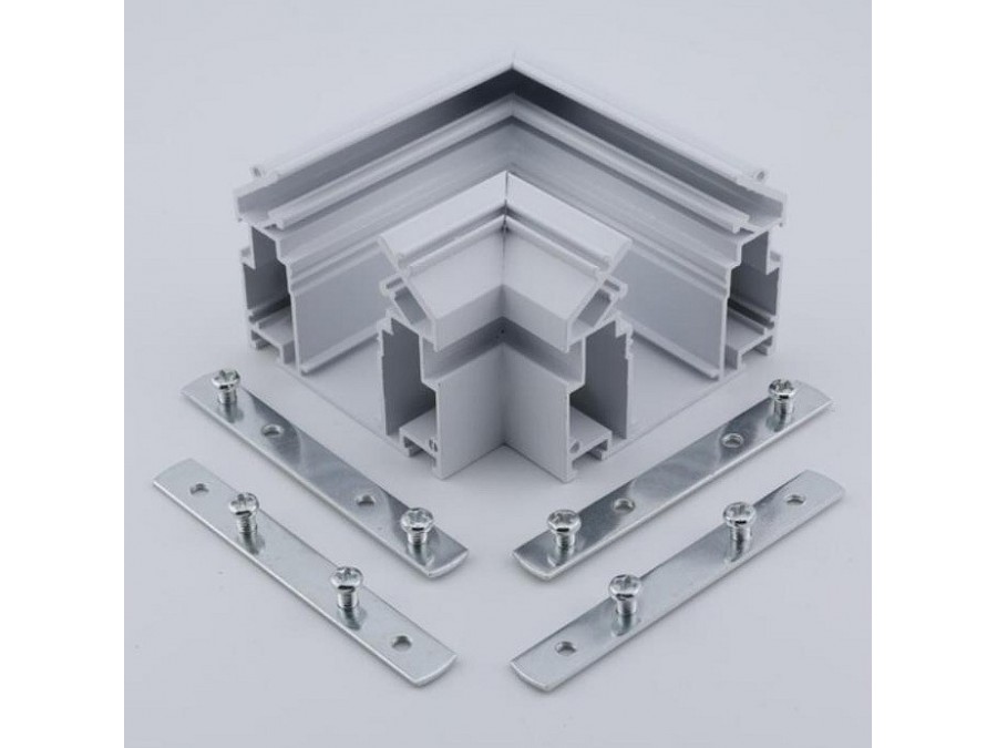 Соединитель угловой L-образный для треков встраиваемых Aployt Magnetic track 220 APL.0286.10.02