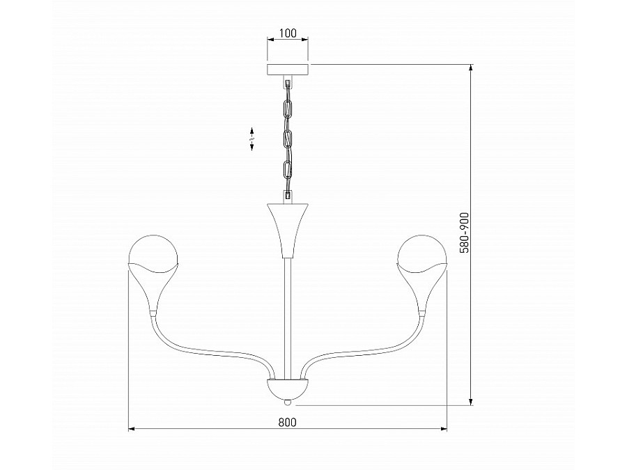 Подвесная люстра Eurosvet Calyx 60169/6 никель
