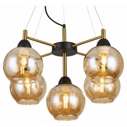 Подвесная люстра Imex MD.9056 MD.9056-5-P-BK+COP