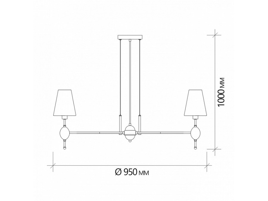Подвесная люстра Escada Elegy 2106/10S