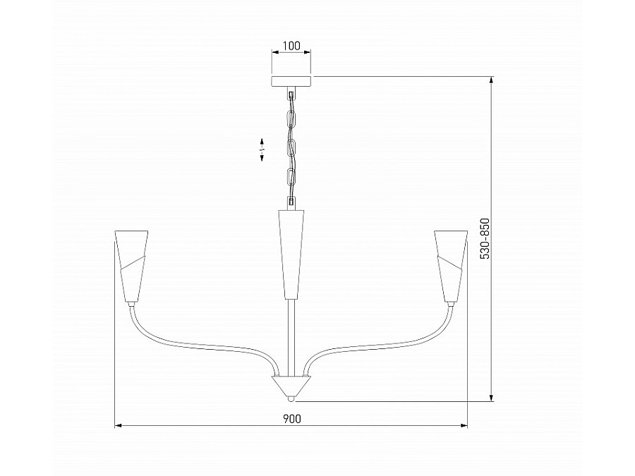 Подвесная люстра Eurosvet Rhyton 60167/8 латунь