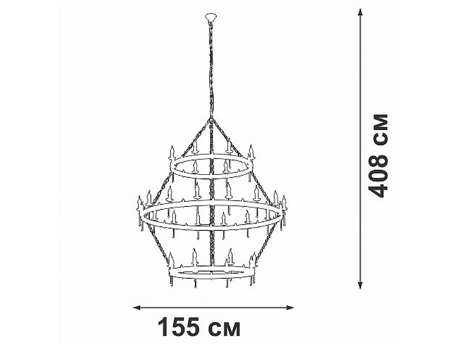 Подвесная люстра Vitaluce V1872 V1872-7/16+8+8