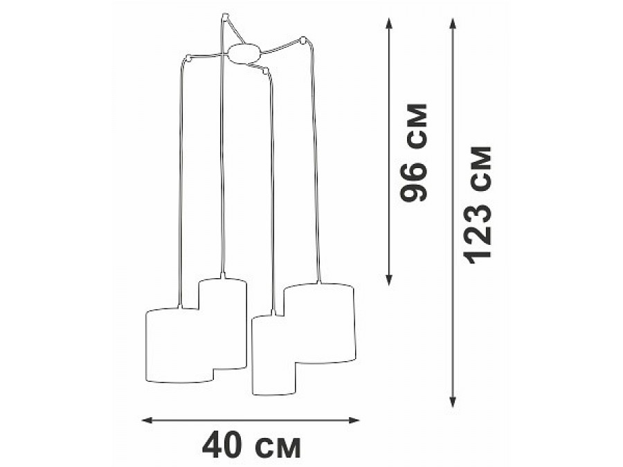 Подвесная люстра Vitaluce V3089 V3089/4S