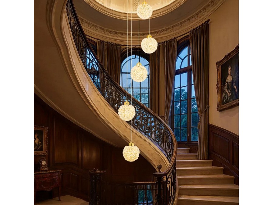 Подвесная люстра Citilux CLOUDY CL323052